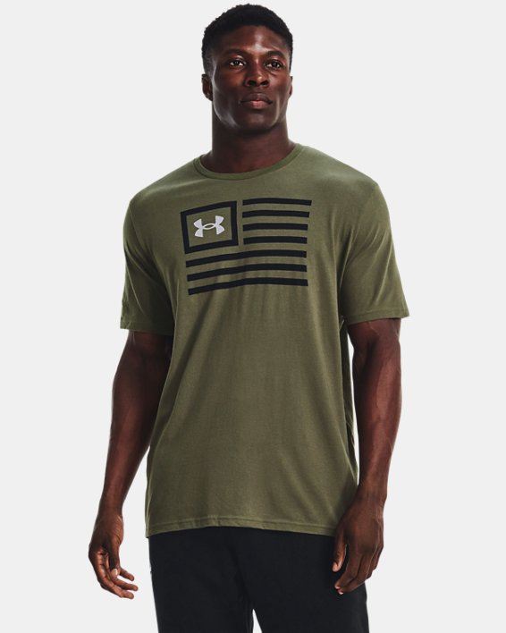 Men's UA Freedom Chest Graphic T-Shirt, Green, pdpMainDesktop image number 0